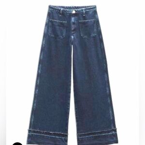 Rag & Bone Marina High Rise Wide Leg Jeans in Elenna